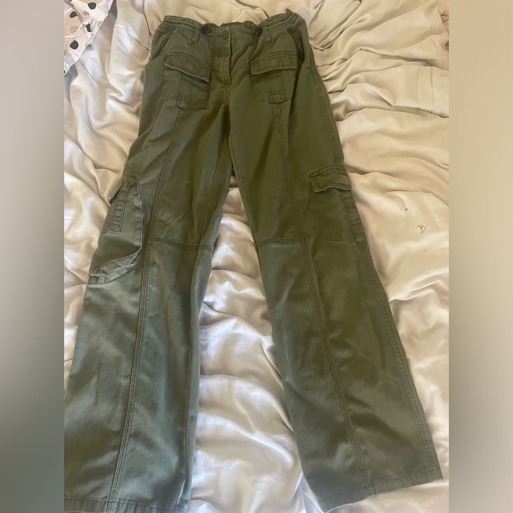Brandy Melville Green Cargos